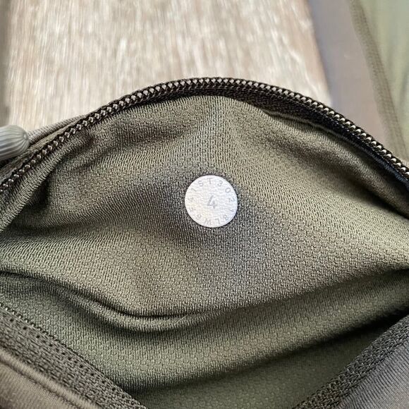 Lululemon Pace Rival Crop Legging Dark Olive - Size: 4 - Picture 7 of 12